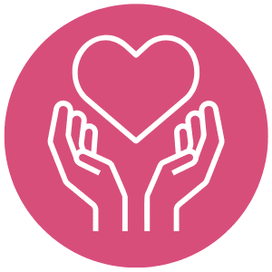 Kindness value icon